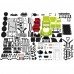MN 1/12 MN86KS G500 Remote Control Car KIT 2.4G 4WD Unassembled Crawler Off Road DIY Truck Vehicle Models