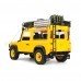 D1RC Yellow 1/10 2.4G Remote Control Car Crawler For Land Rover Camel Metal Chassis Two Speed Change Vehicle Models