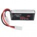2Pcs URUAV 7.4V 2800mAh 25C 2S LiPo Battery Small Tamiya Plug for RC Car